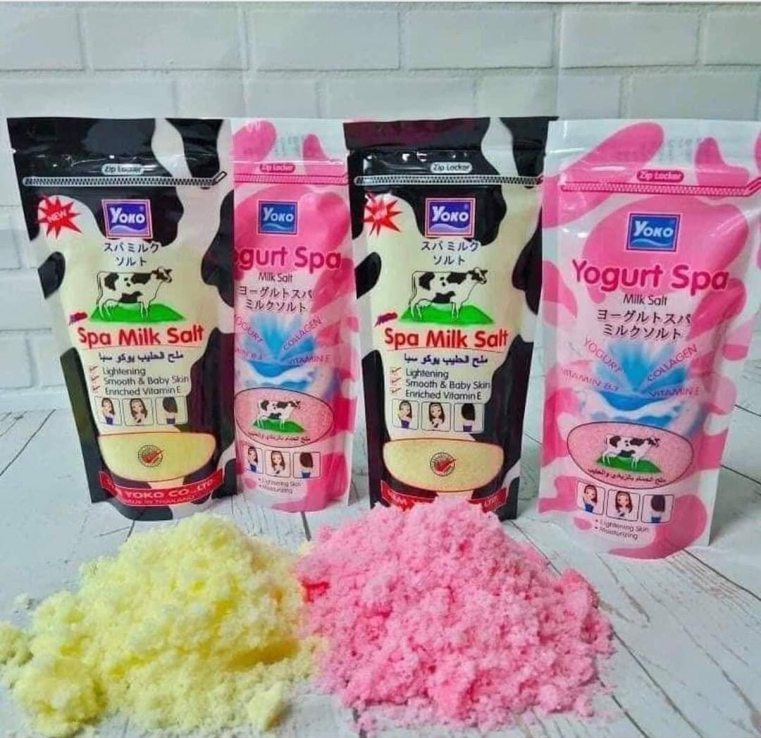 Yogurt spa salt
