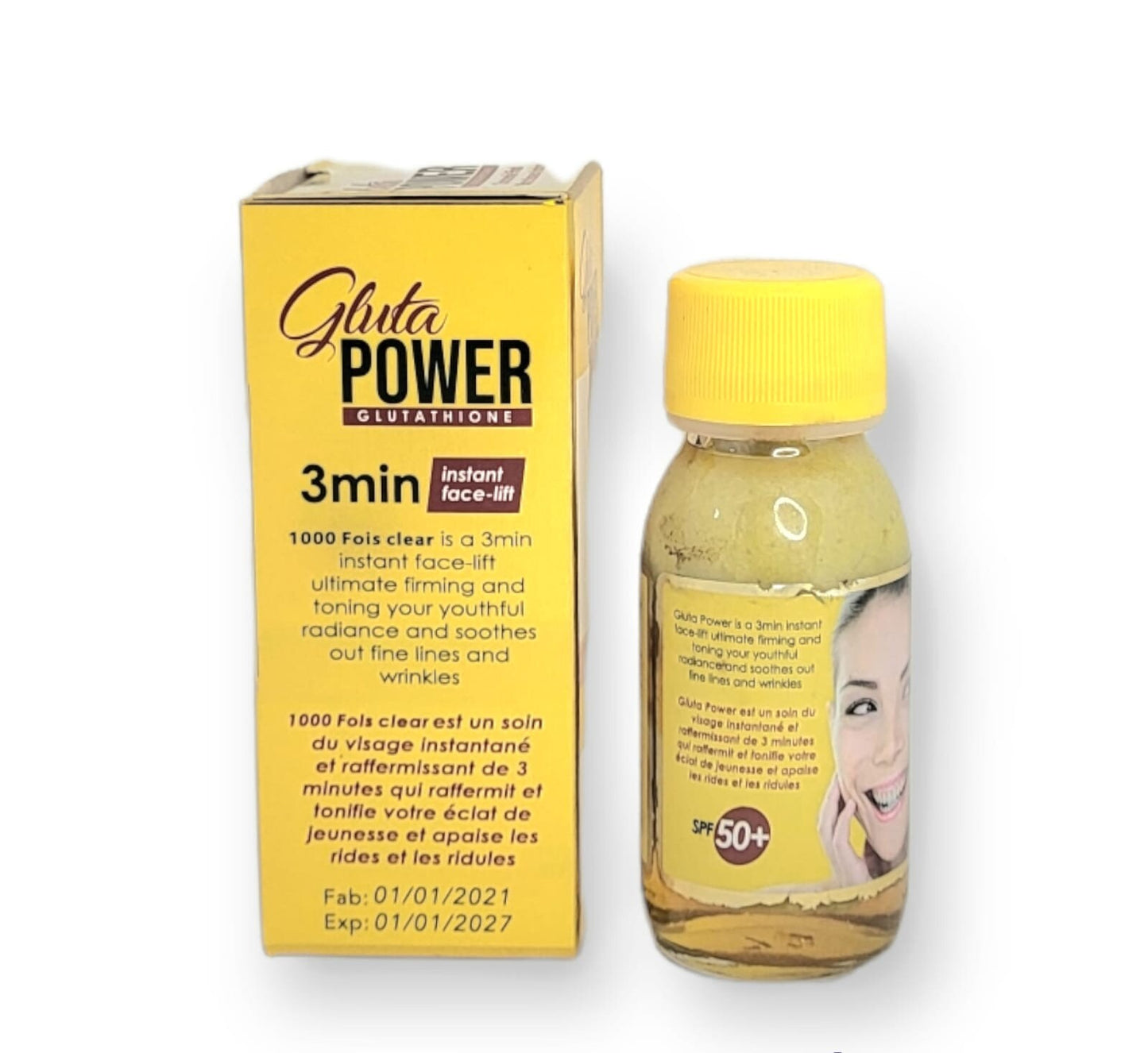 Gluta power arbutin. Collagen. Egg