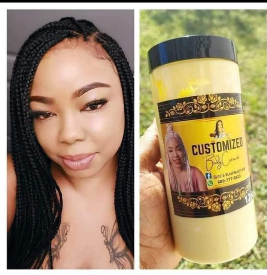 Customized body cream 16oz