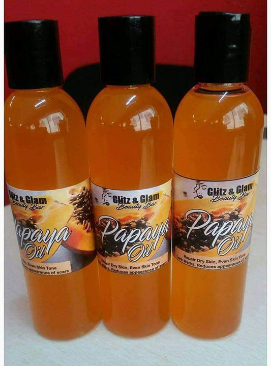 None lighting papaya body oil
