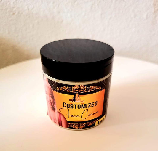Customized face cream