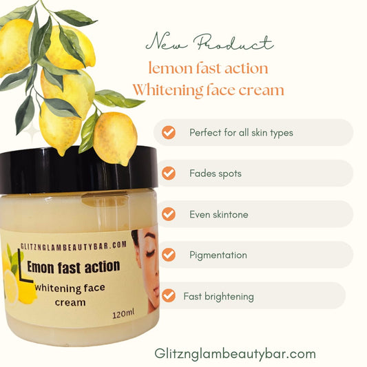 Lemon whitening face cream