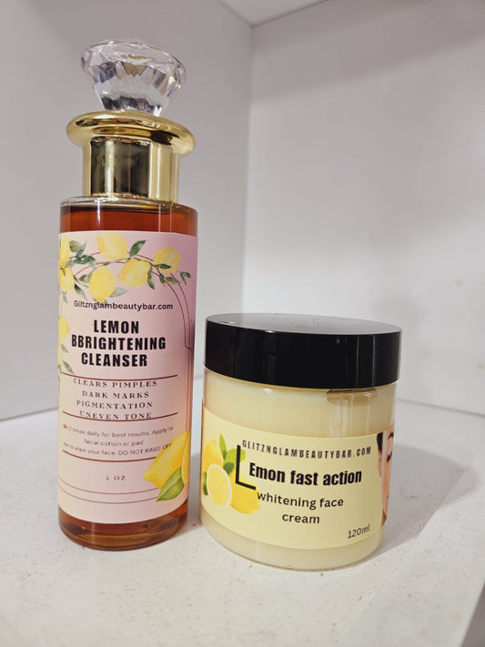 Lemon clenser and face cream