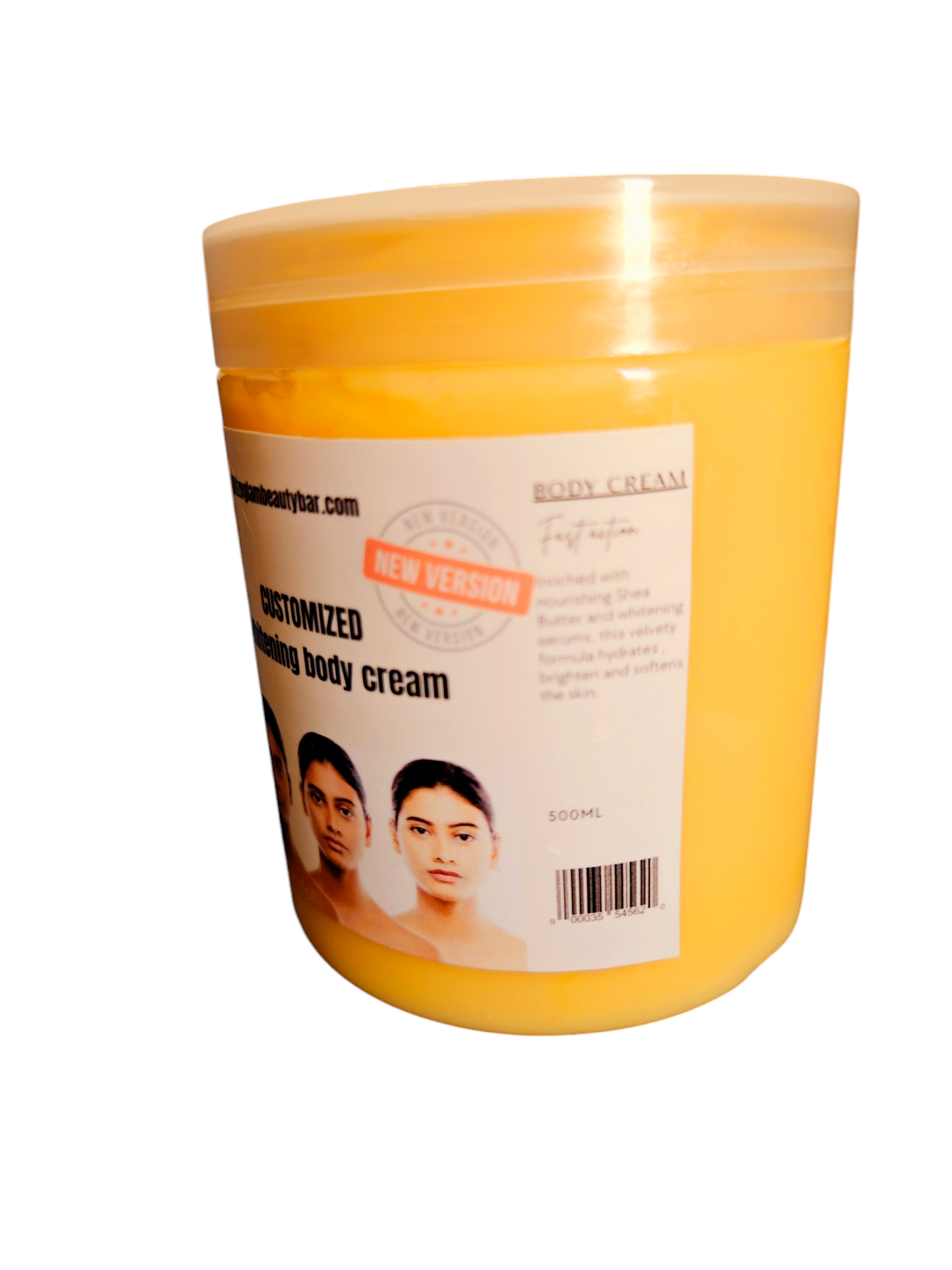 Customized body cream 16oz