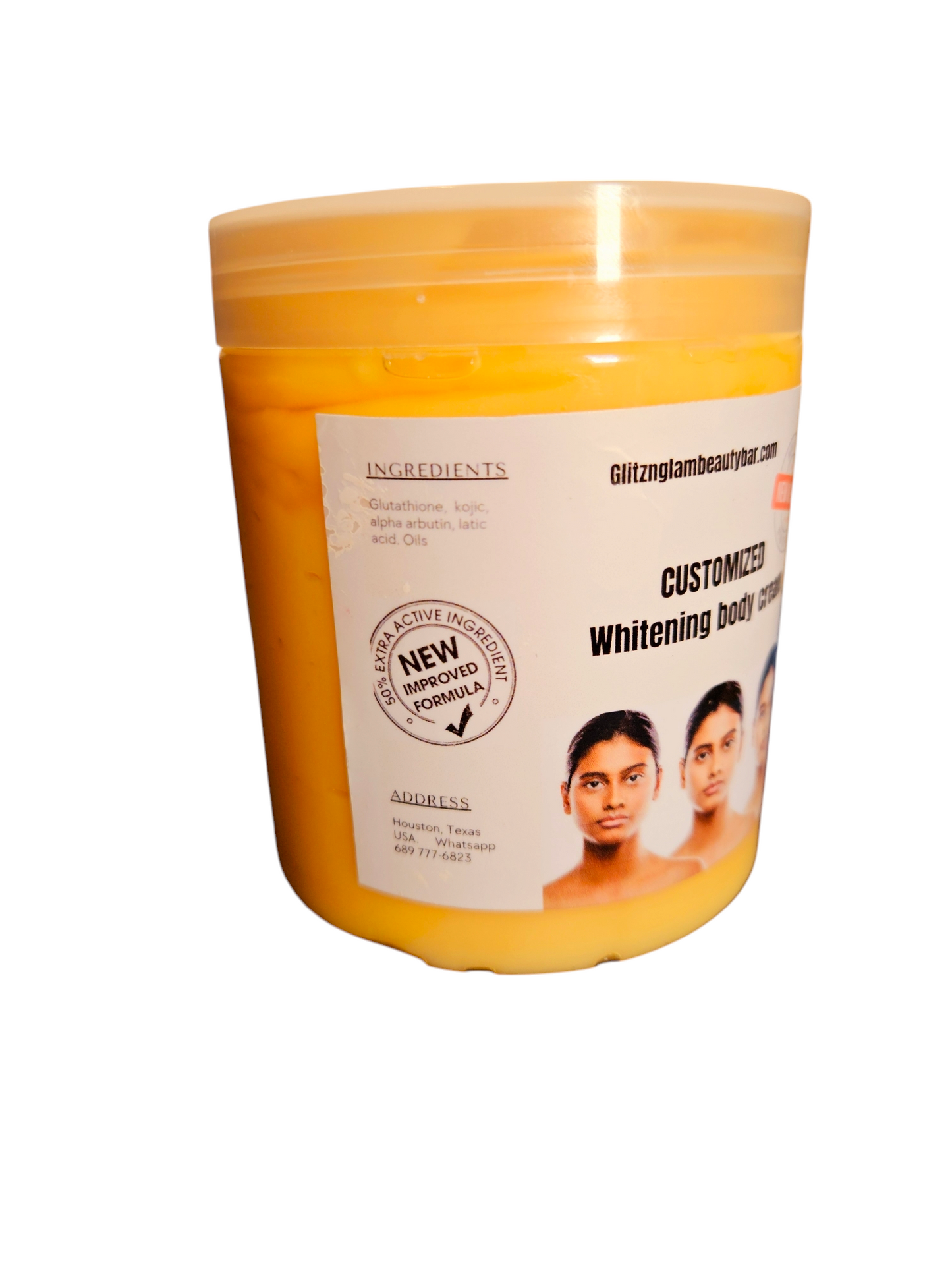 Customized body cream 16oz