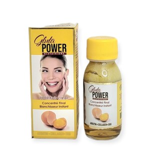 Gluta power arbutin. Collagen. Egg